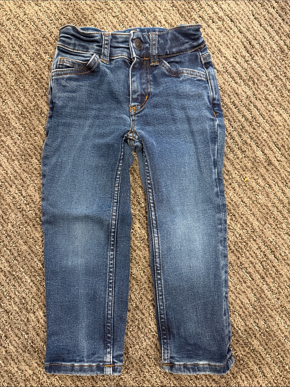 Mini Boden Straight-Leg Blue Denim Jeans
